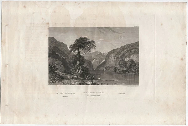 The Temple Valley, 1833 (engraving)