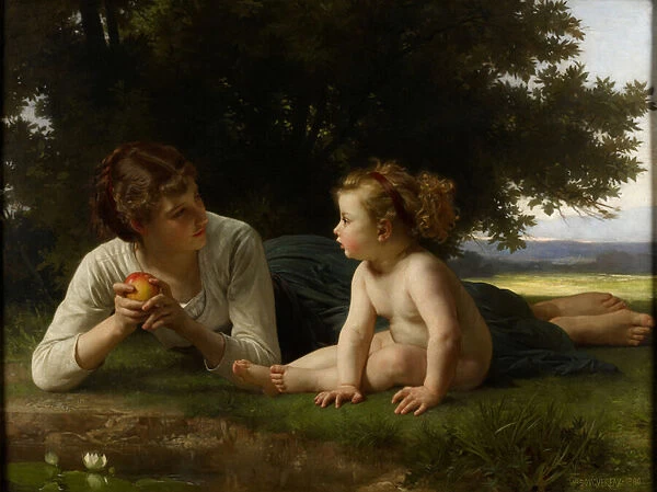 Temptation, 1880 (oil on canvas)