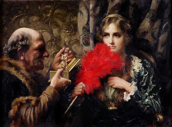 Temptation, 1914 (oil on canvas)