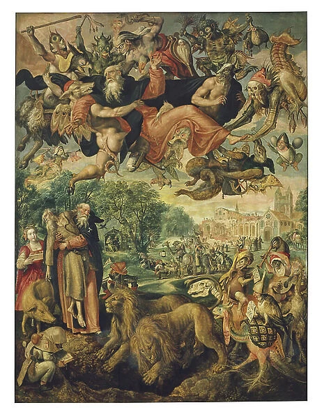 The Temptation of Saint Antonio (oil on panel)