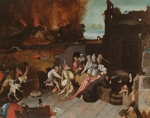 The Temptation of St Anthony, c. 1530-1600 (oil on panel)