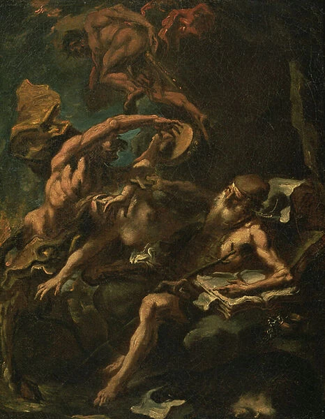 The Temptation of St. Anthony (oil on canvas)