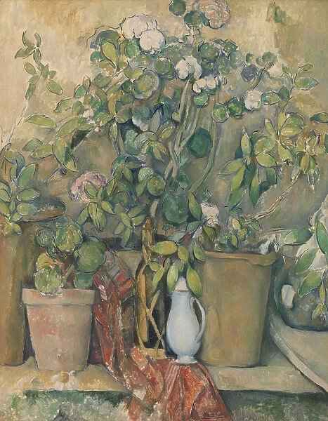Terracotta Pots and Flowers, 1891-92 (oil on canvas)