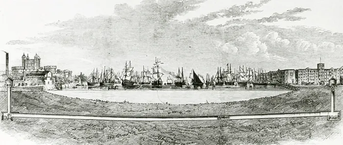 Framed Print : Thames Tunnel
