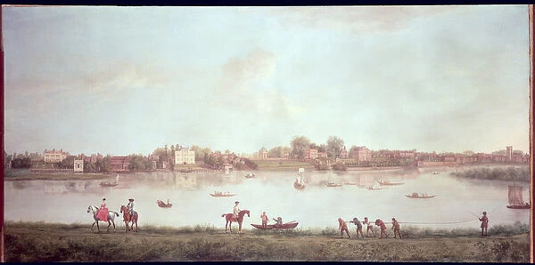 The Thames at Twickenham (oil on canvas)