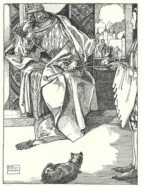 'The King refused all Refreshment'(engraving)