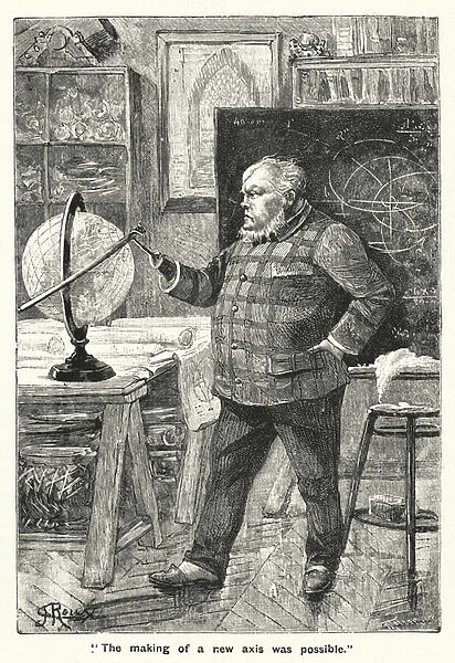'The making of a new axis was possible'(engraving)