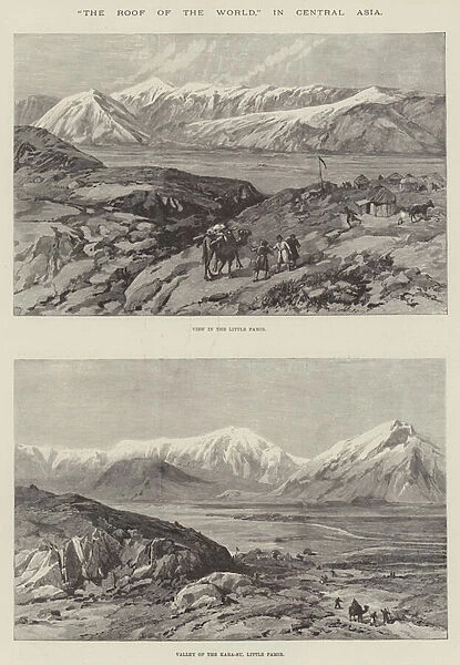 'The Roof of the World, 'in Central Asia (engraving)