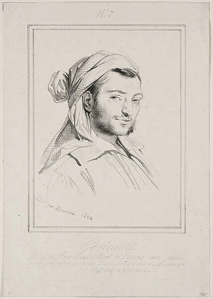 Theodore Gericault, 1824 (lithograph)