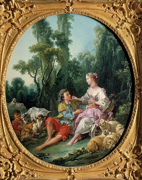 Are they thinking of grapes? 1746 (oil on canvas)