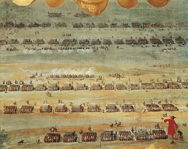 Thirty Years War: Battle of Rocroi, detail, 1643 (painting)