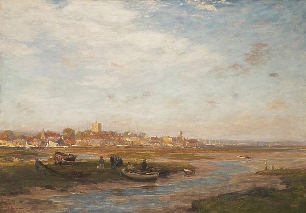 When the Tide is Out, 1895 (oil on canvas)