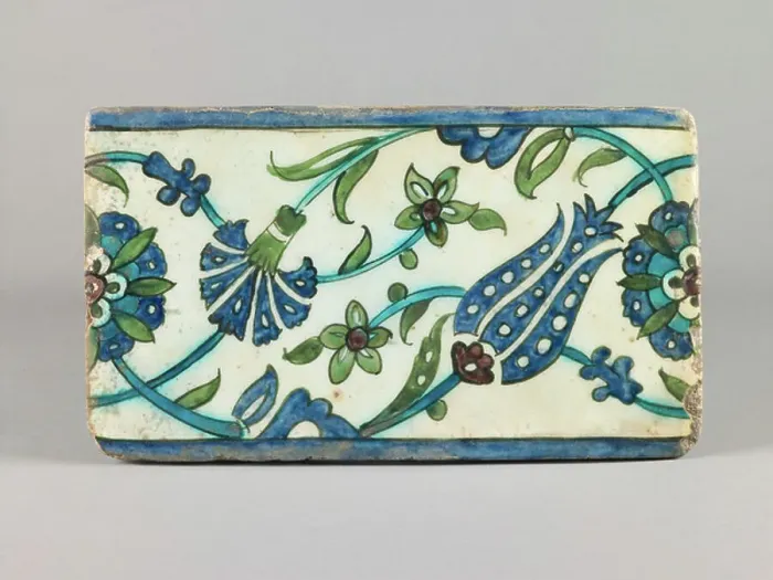 Framed Print : Tile (glazed earthenware)
