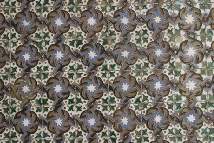 Framed Print : Tile work (ceramic) Framed Print : Tile work (ceramic)