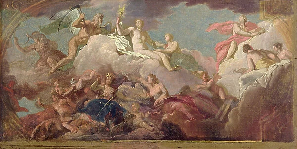 Time, Truth and Justice, c. 1716 (oil on canvas)