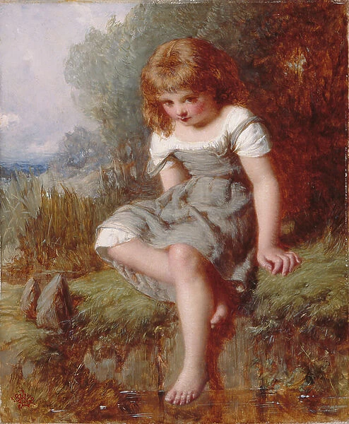 The Timid Bather, 1872 (oil on panel)