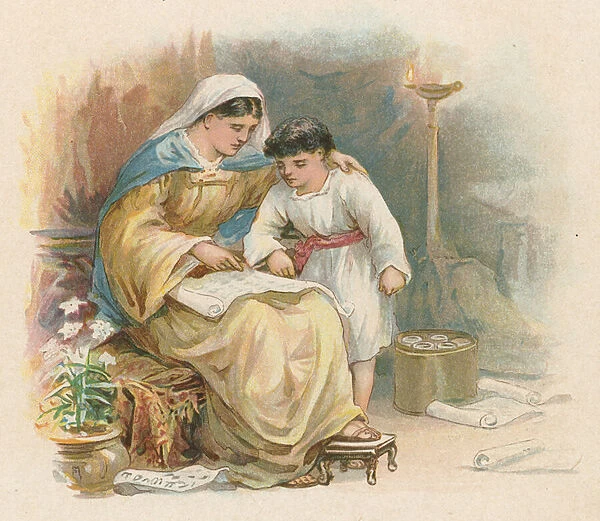 Timothy and his mother