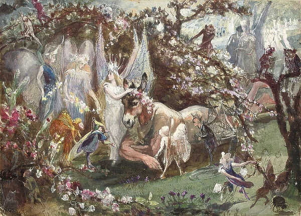 Titania and Bottom from William Shakespeare's A Midsummer-Night's Dream