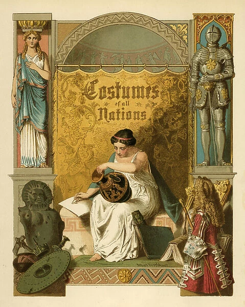 Title page for The Costumes of All Nations