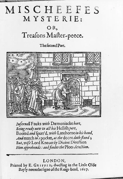 Title page to Mischeefes Mysterie or Treasons Master-peece - The Second Part