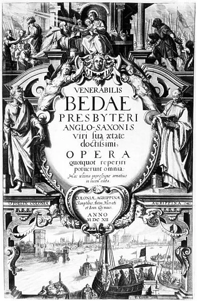 Title Page for Venerabilis Bedae Presbyteri Anglo-Saxonis