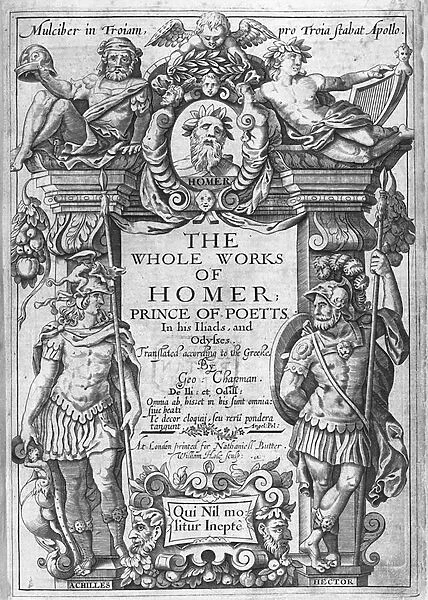 Titlepage to The Whole Works of Homer translated by George Chapman