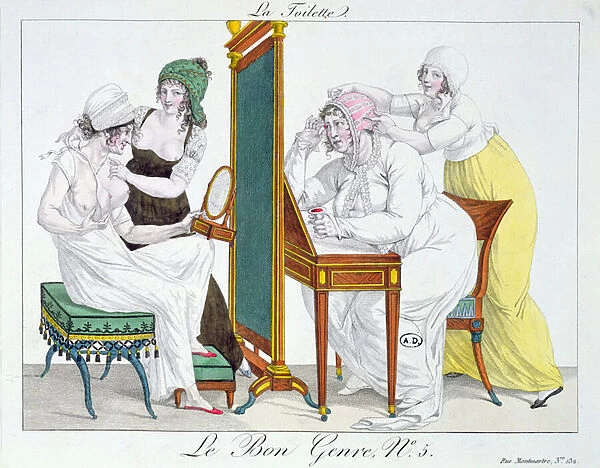The Toilet, from the series Le Bon Genre, early 19th century