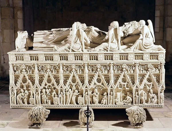 Tomb of Peter I (1320-67) King of Portugal (stone)