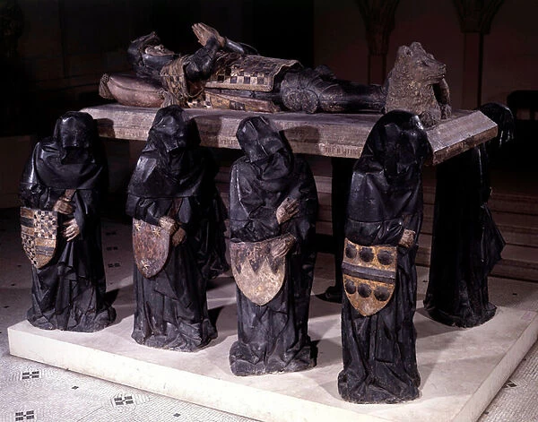 The tomb of Philippe Pot (1428-1494), great senechal of Burgundy From the Abbey of