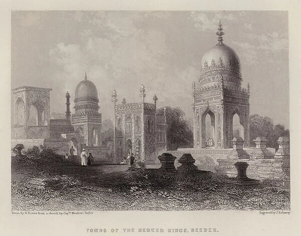 Tombs of the Bereed Kings, Beeder (colour litho)