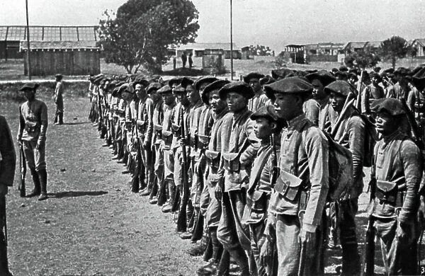 Tonkinese soldiers (Indochina) during 1st world war