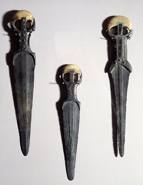 Tools of Ancient Egypt: daggers. Middle Empire. Paris, Musee Du Louvre