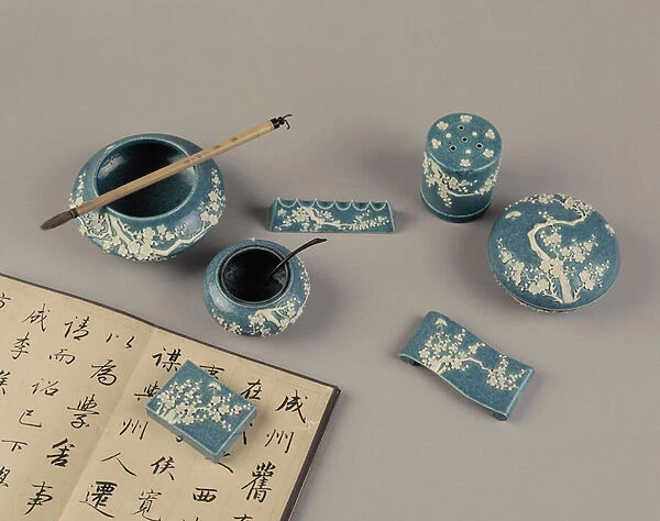 Tools for Chinese calligraphy (mixed media)