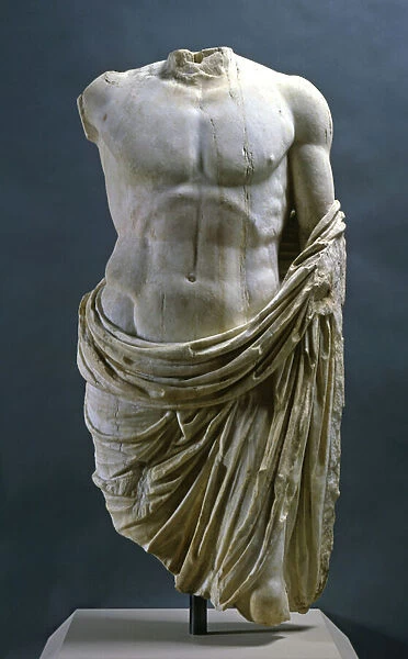 Torso of an Emperor in the Guise of Jupiter, 1st century (marble)