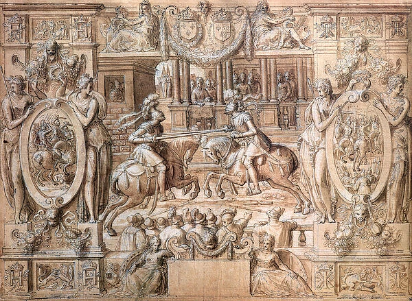 Tournament on the Occasion of the Marriage of Catherine de Medici (1519-89) and Henri II