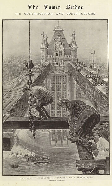 The Tower Bridge, its construction and constructors (litho)