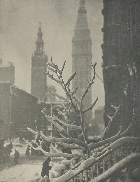 Two Towers, New York, 1911 (photogravure)