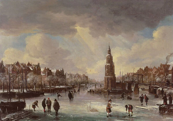 Town on a Frozen River