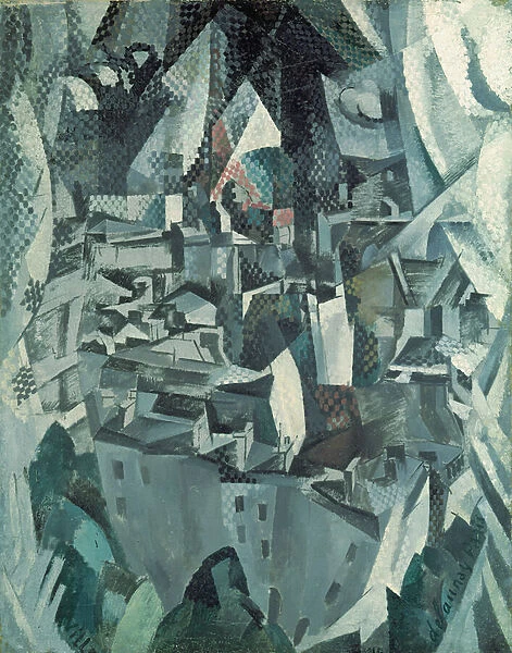 The Town No. 2, 1910 (oil on canvas)
