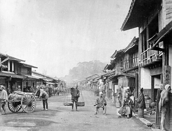 Town of Odowara, c. 1860s (b  /  w photo)
