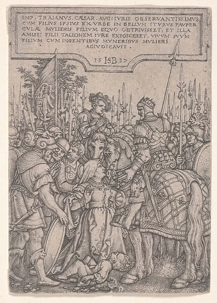 Trajans Justice, 1537 (engraving)