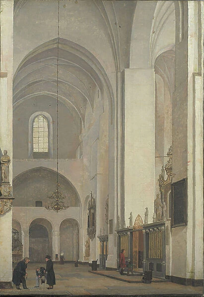 The Transept in Aarhus Cathedral, 1830 (oil on canvas)