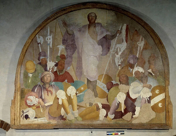 The transfiguration of Christ - (fresco)