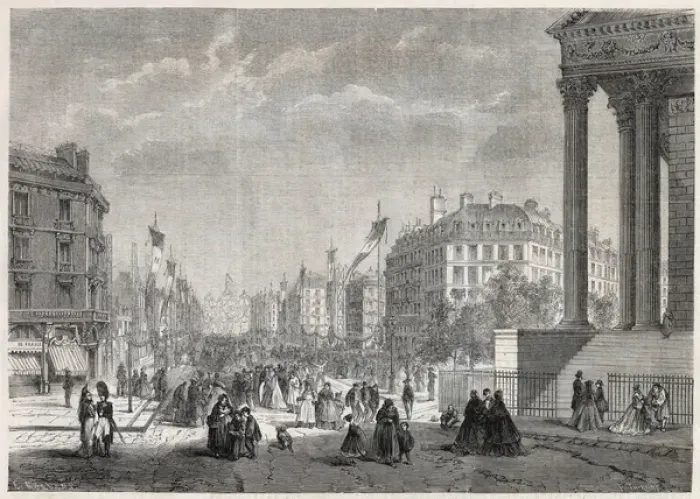 Framed Print : Transformations of Paris under the Second Empire, Paris Haussmann Framed Print : Transformations of Paris under the Second Empire, Paris Haussmann