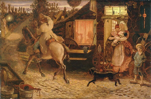 The Traveller, 1868-84 (oil on panel)