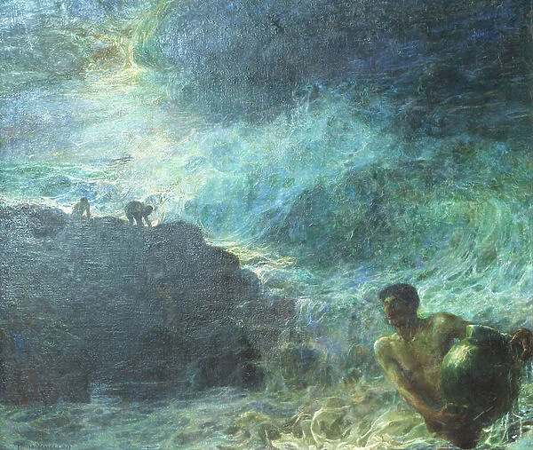 The Treasures of the Sea, 1901 (oil on canvas)