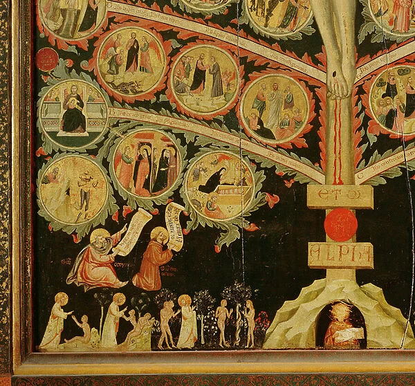 The Tree of Life, c. 1310 (tempera on panel) (detail of 80607)