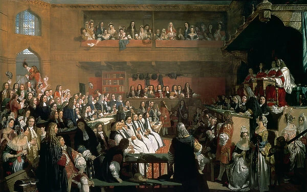 The Trial of the Seven Bishops in the House of Commons during the Reign of James II