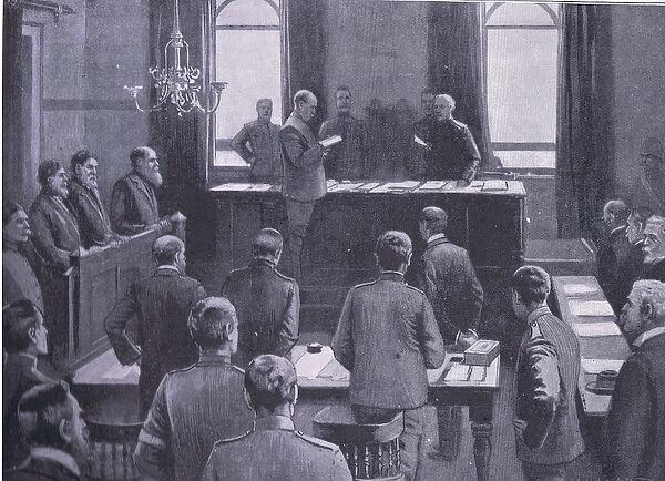 A trial for treason at Bloemfontein, from After Pretoria