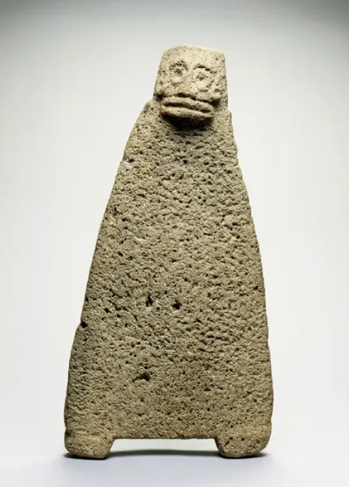 Framed Print : Triangular figure (stone)